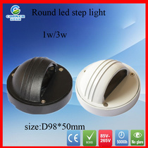 LED bright corner lamp, waterproof step lamp, buried step lamp, circular LED floor lamp