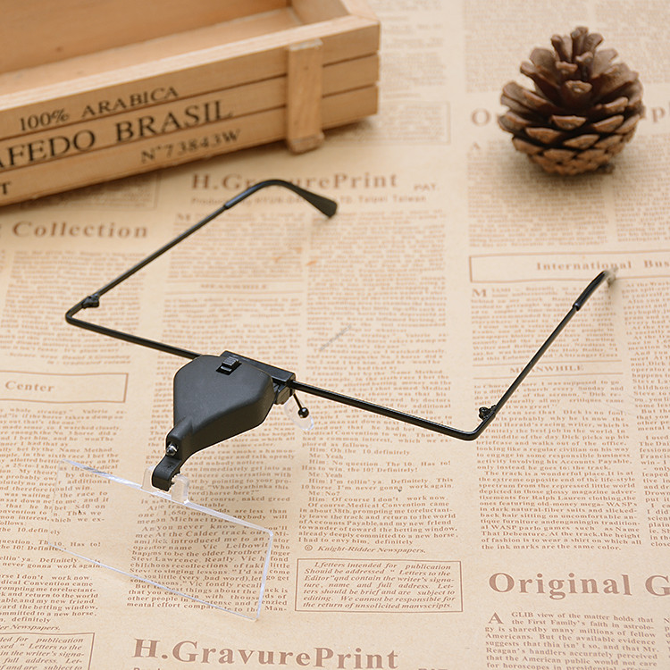 (Jinghui) Factory direct sales 19157-3 with lamp glasses magnifying glass