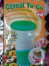 Gereal To Go Breakfast cup