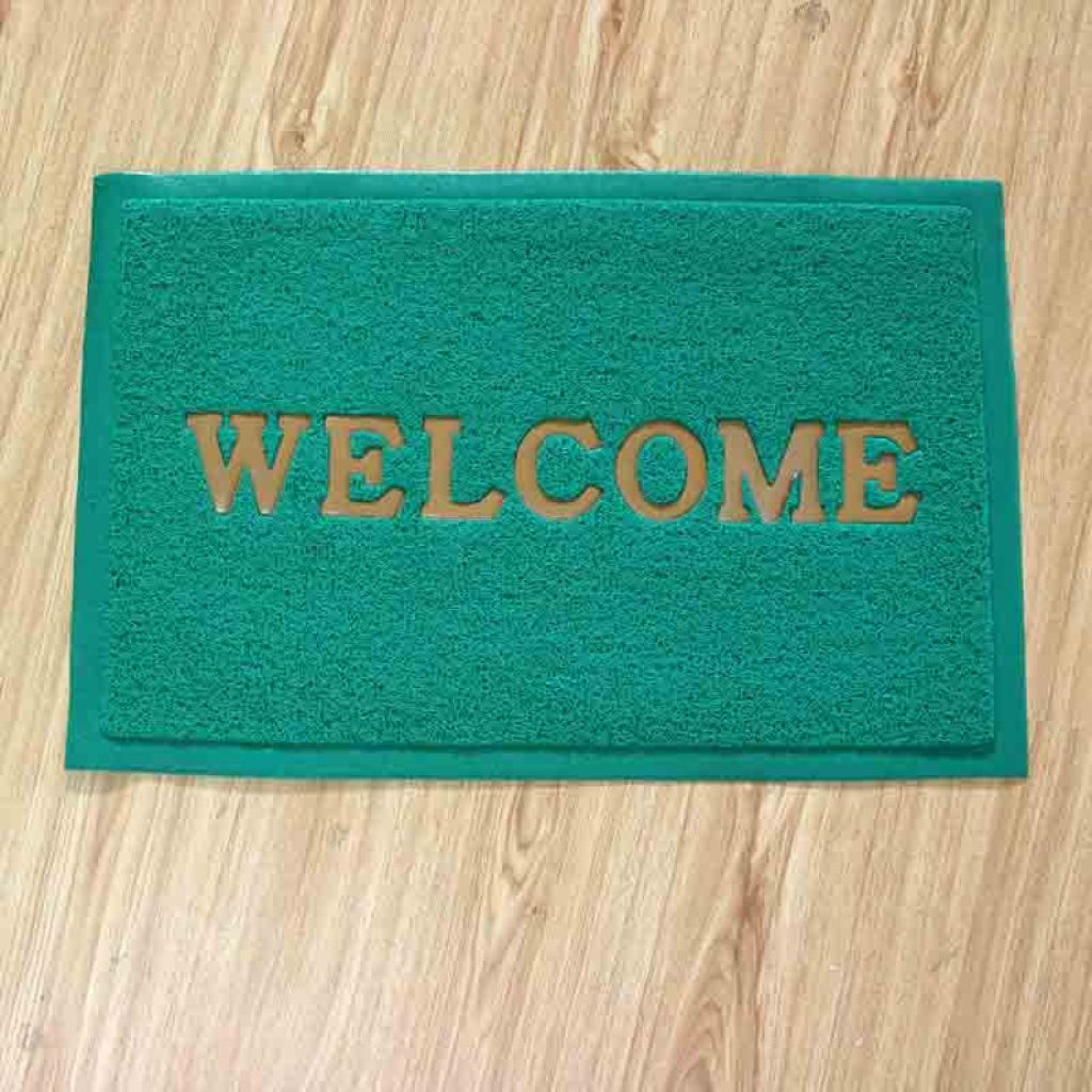 Anti-slip PVC spun floor mat carpet, welcome floor mat, door mat, parquet floor mat details Picture