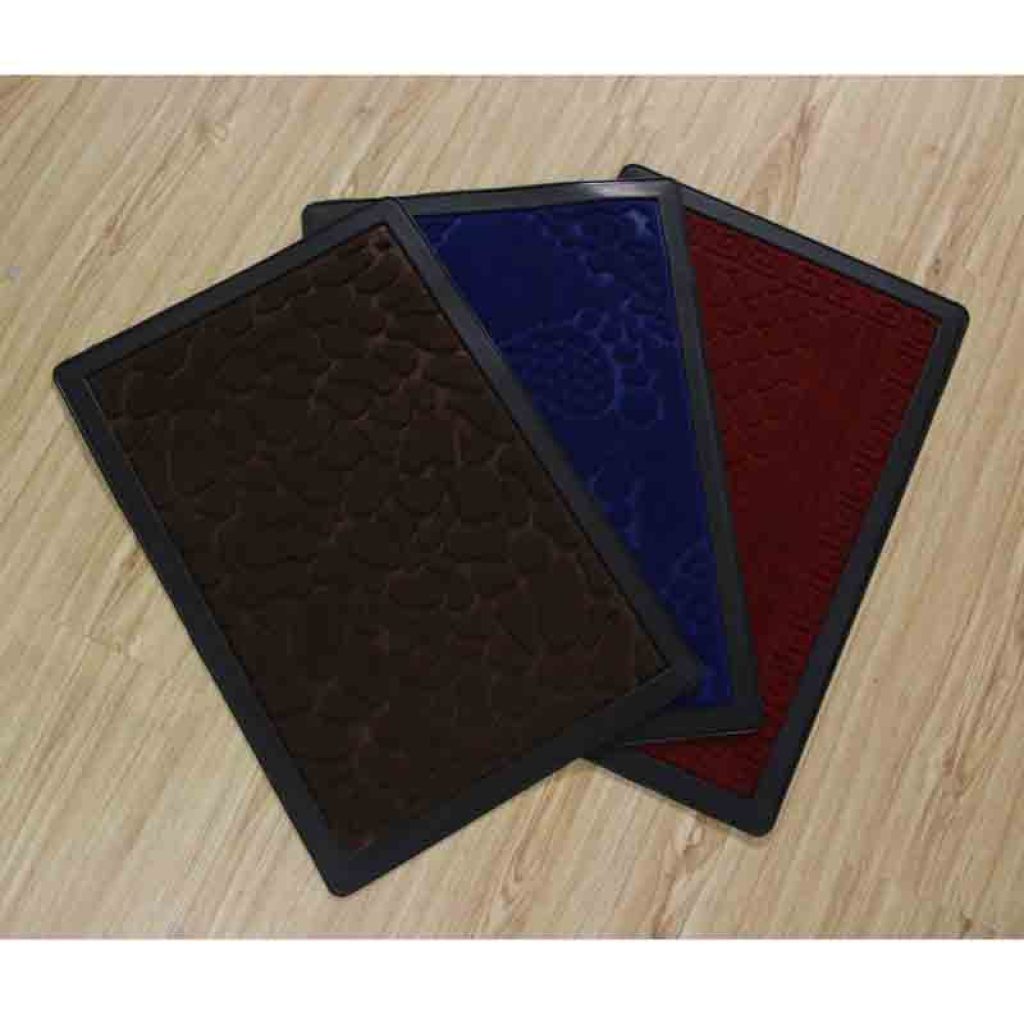 The new European-style entrance door mat and floor mat with rubber flocking for entering the room