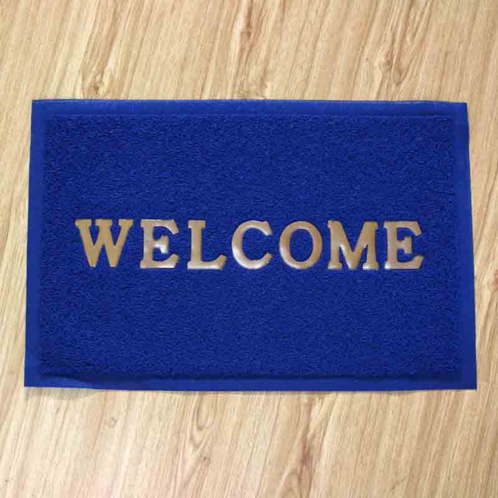 Anti-slip PVC spun floor mat carpet, welcome floor mat, door mat, parquet floor mat Application Scenario