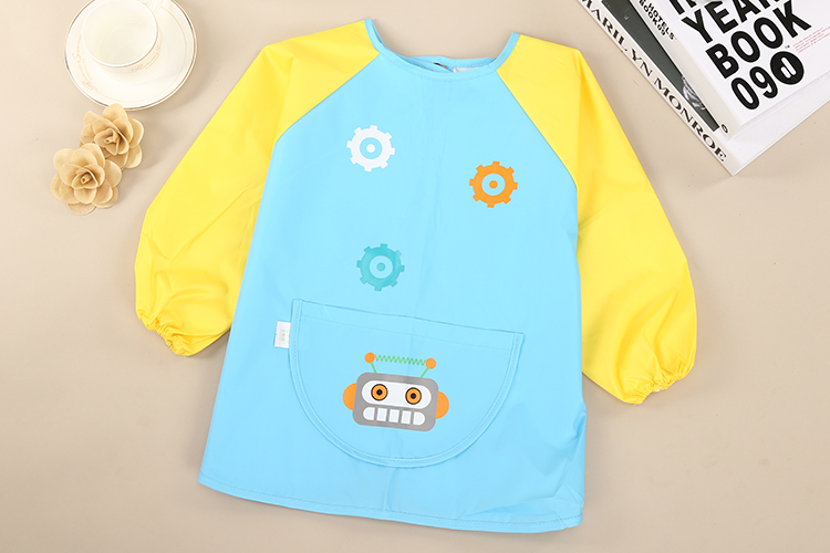Baby Overalls Children's Waterproof Clothes Painting Clothes Bib Spring And Autumn details Picture