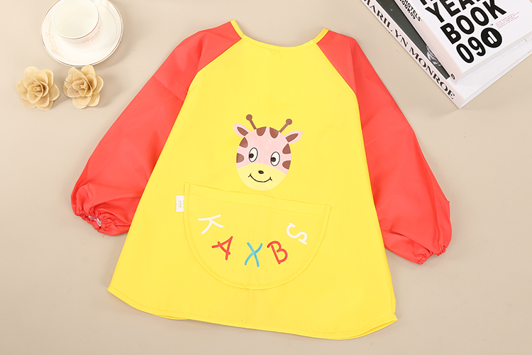 Baby Overalls Children's Waterproof Clothes Painting Clothes Bib Spring And Autumn Application Scenario