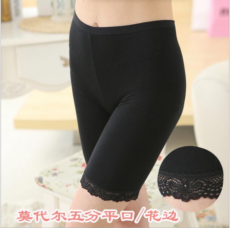 Modal 100% cotton leggings 5 minutes ladies lace safety pants with leggings thumbnail