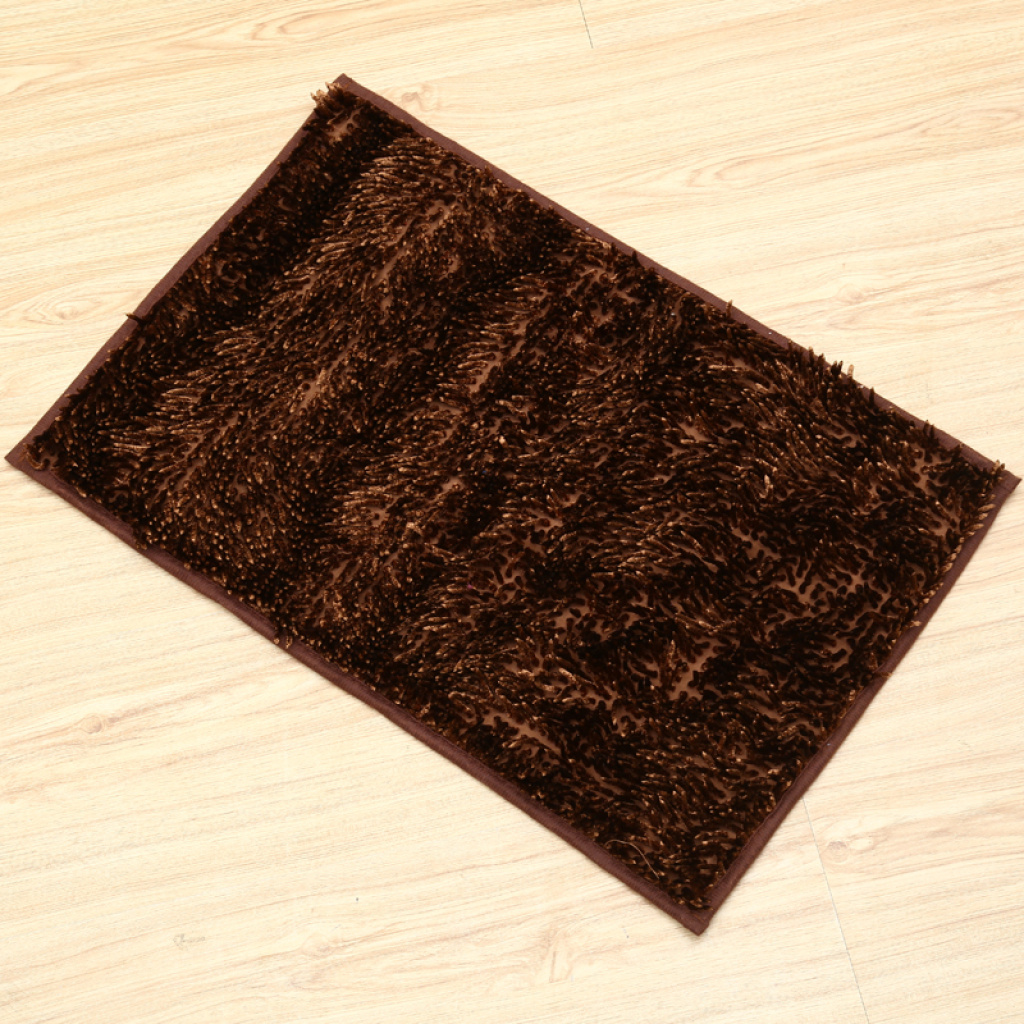 Chenier carpet glossy silk carpet anti-slip floor mat, double-sided anti-slip carpet door mat Application Scenario