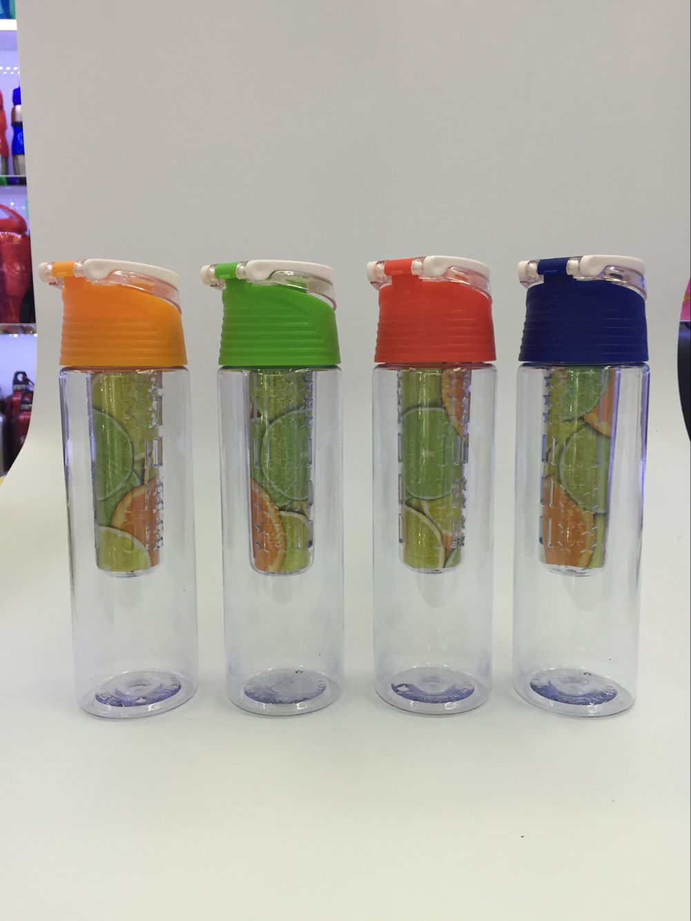 Manufacturers direct PC environmental protection colorful lemon fruit cup can be customized LOGO thumbnail