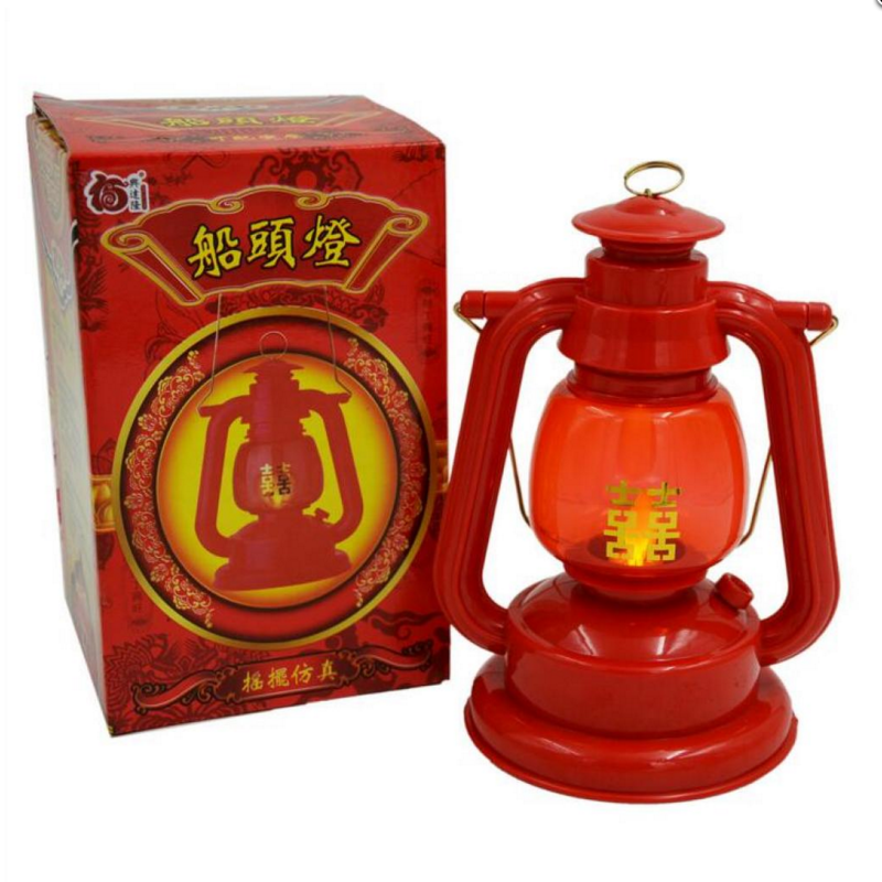 批发喜庆用品 仿真蜡烛灯 婚庆船头灯 马灯 喜灯 LED喜灯产品图