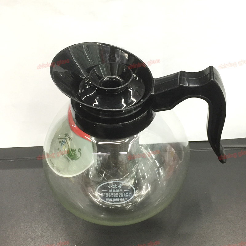 大容量玻璃泡茶壶1.6升大肚圆形玻璃壶沏茶壶带过滤 促销礼品产品图