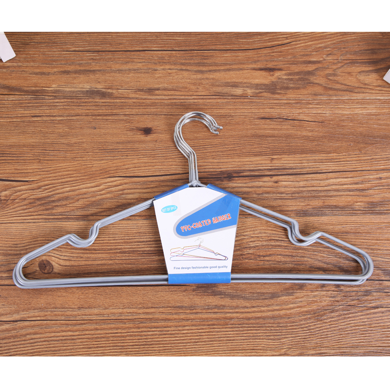 Non-Slip Stainless Steel Impregnated Glue Adult Clothes Hanger Drying Rack Clothes Brace