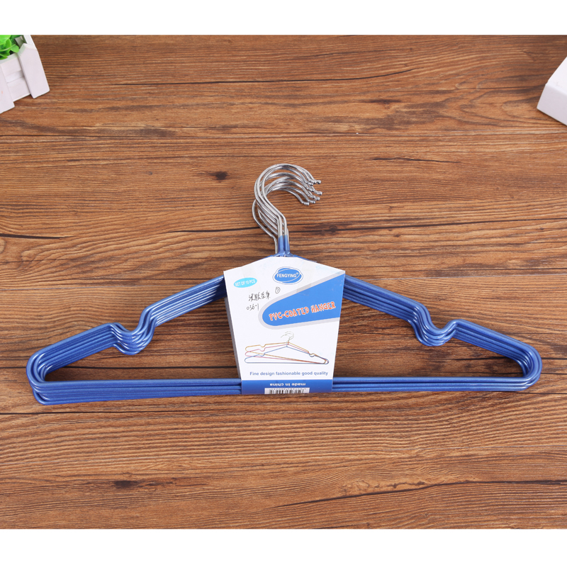 Non-Slip Stainless Steel Impregnated Glue Adult Clothes Hanger Drying Rack Clothes Brace Specification drawing