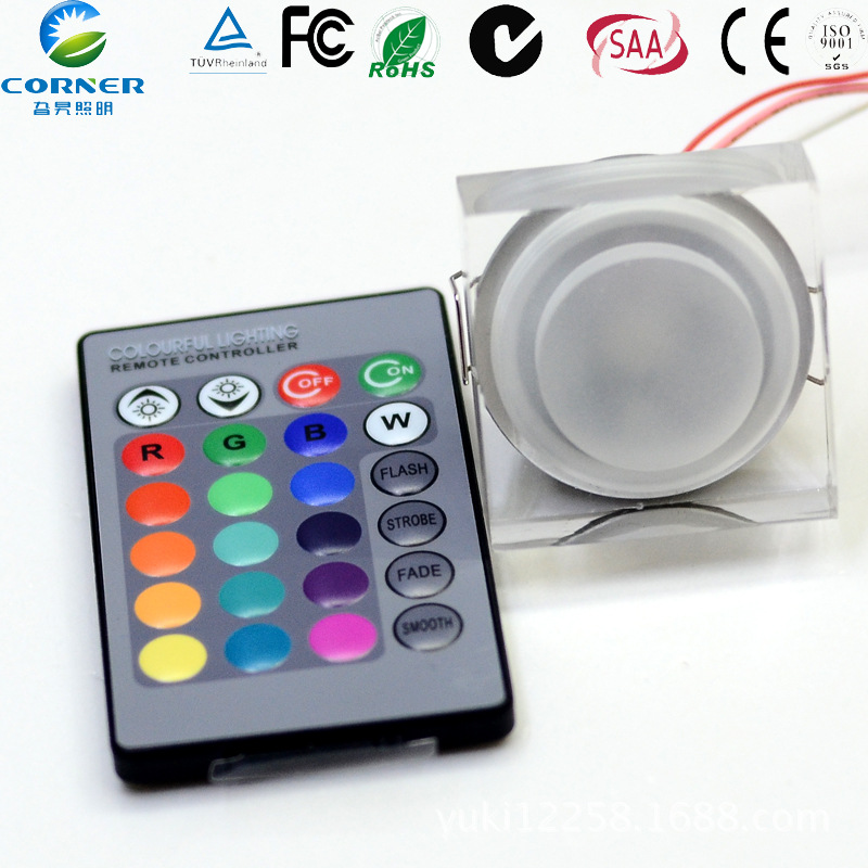 LED Remote control CRYSTAL crystal lights REMOTE control LED crystal lights RGB crystal lights