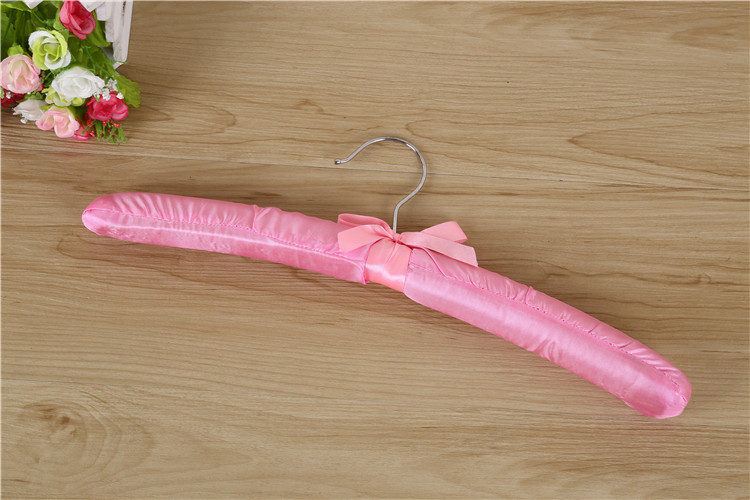Cover Cloth Rack Anti-Scratch Non-Slip Sponge Clothes Support High-Grade Imitation Silk Hanger Specification drawing