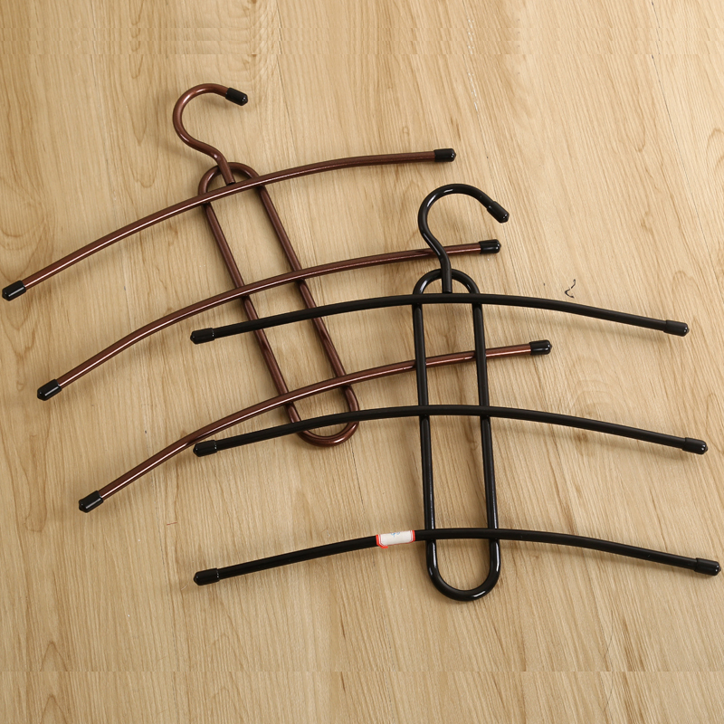 Stainless Multi-Layer Non-Slip Steel Pants Rack Magic Multi-Functional Storage Pants Hanging Towel Hanging