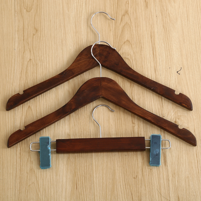 Antique Coat Hanger Simple Solid Wood Coat And Hat Rack Floor Bedroom Creative Hangers