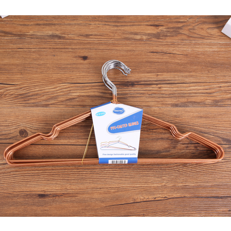 Non-Slip Stainless Steel Impregnated Glue Adult Clothes Hanger Drying Rack Clothes Brace details Picture