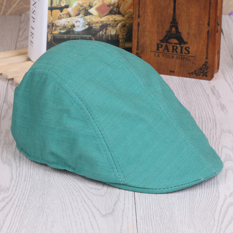 Duck Cap Popular Beret Monochrome Unisex Comfortable Soft Beret Application Scenario