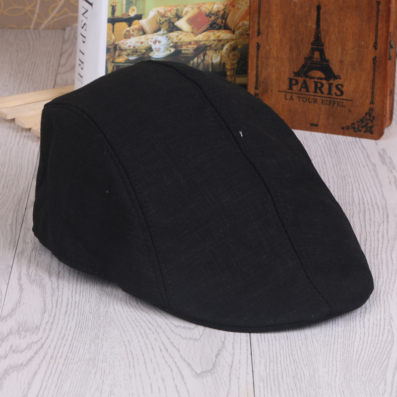 Duck Cap Popular Beret Monochrome Unisex Comfortable Soft Beret Specification drawing
