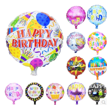 Aluminum film balloons/Happy Birthday Aluminum film balloons/Party decorations