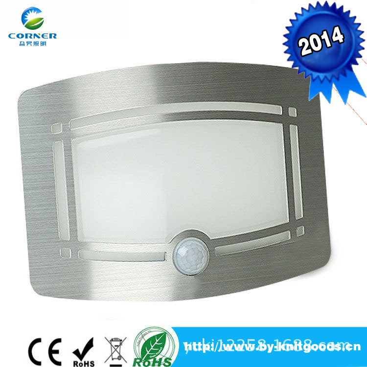 Sensor wardrobe light, led night light, battery sensor cabinet light, drawer light, mirror front light