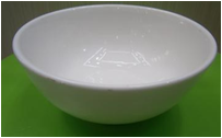 WY6寸高白平脚碗 陶瓷碗 饭碗 白碗图