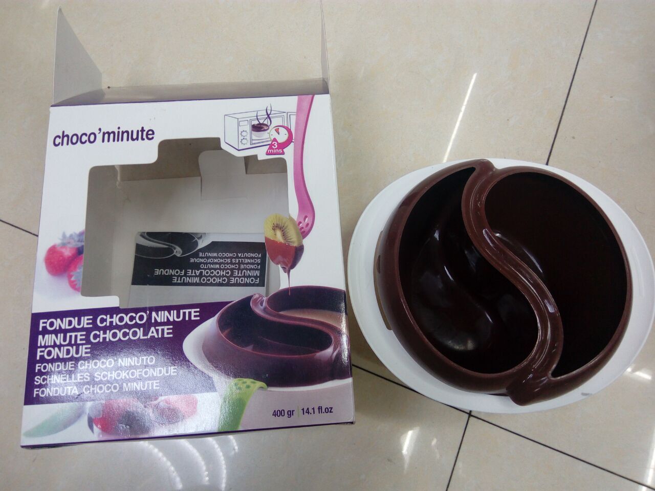 Choco 'Minute Chocolate Bowl TV New Chocolate Bowl Dispenser