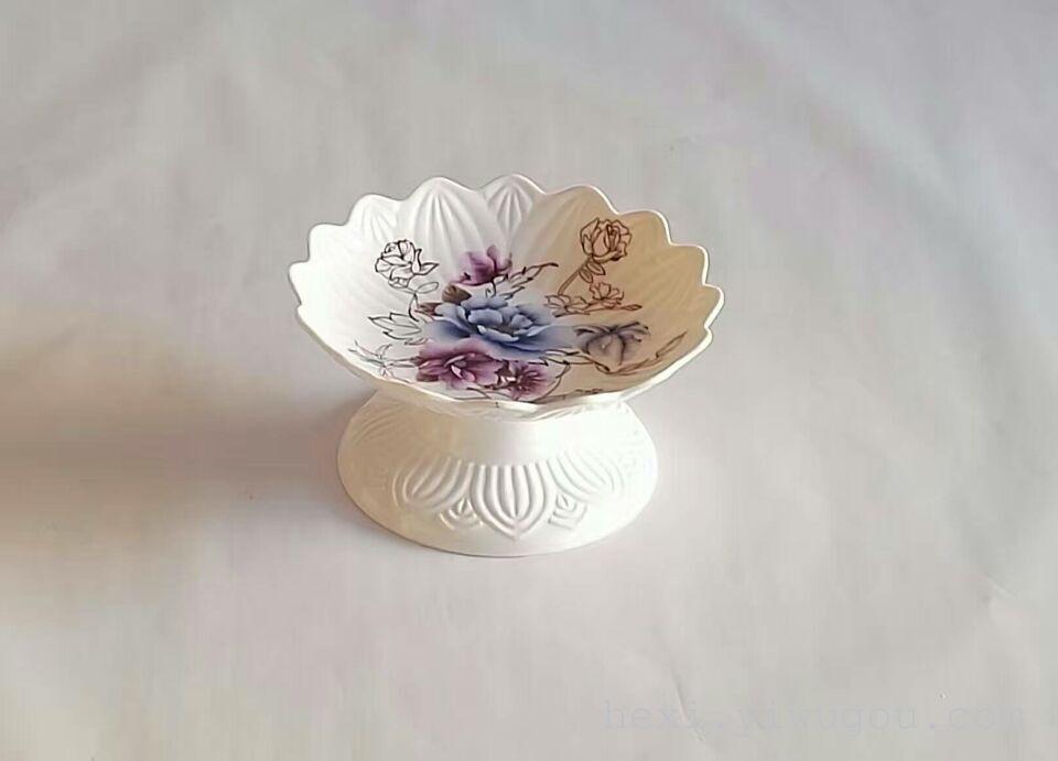 Candy tray 6.5-inch Lotus fruit tray 027