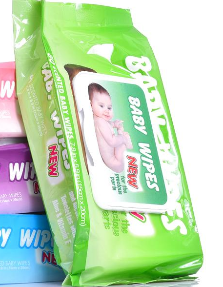 Factory direct sales of baby wet wipes for export, spunlace cloth, hot air cloth, sleeping baby cover wet wipes details Picture