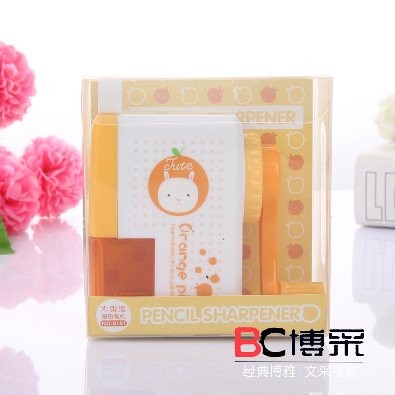 金瓜太郎小四方削笔机 立体有趣笔刨削笔器9151细节图
