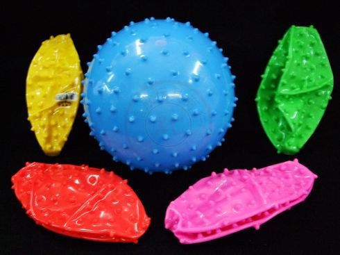 热销新款加厚18CM按摩球充气按摩球儿童充气球玩具批发产品图