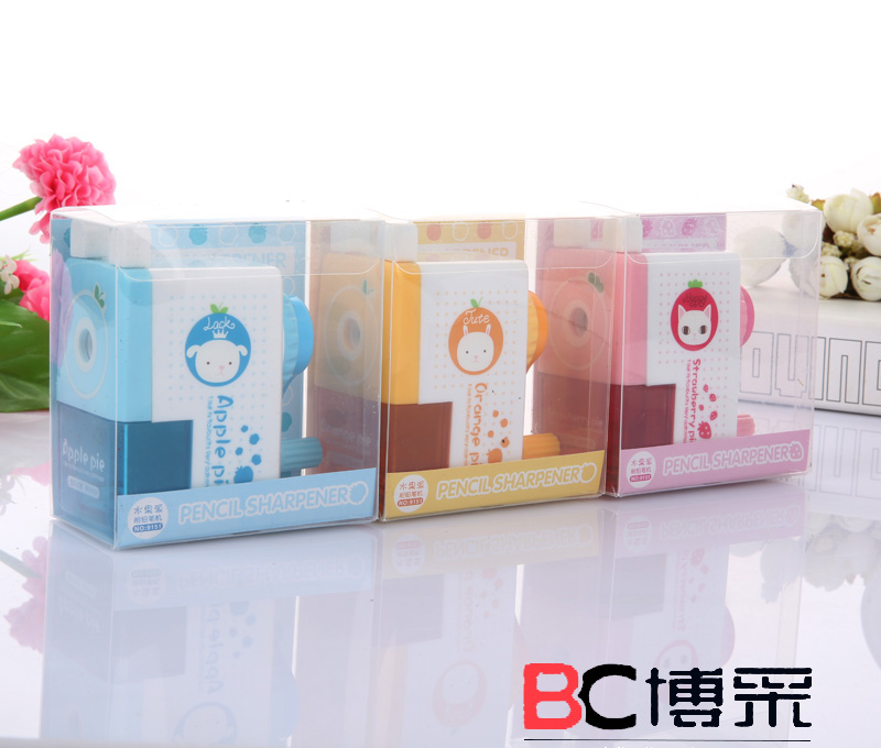 金瓜太郎小四方削笔机 立体有趣笔刨削笔器9151