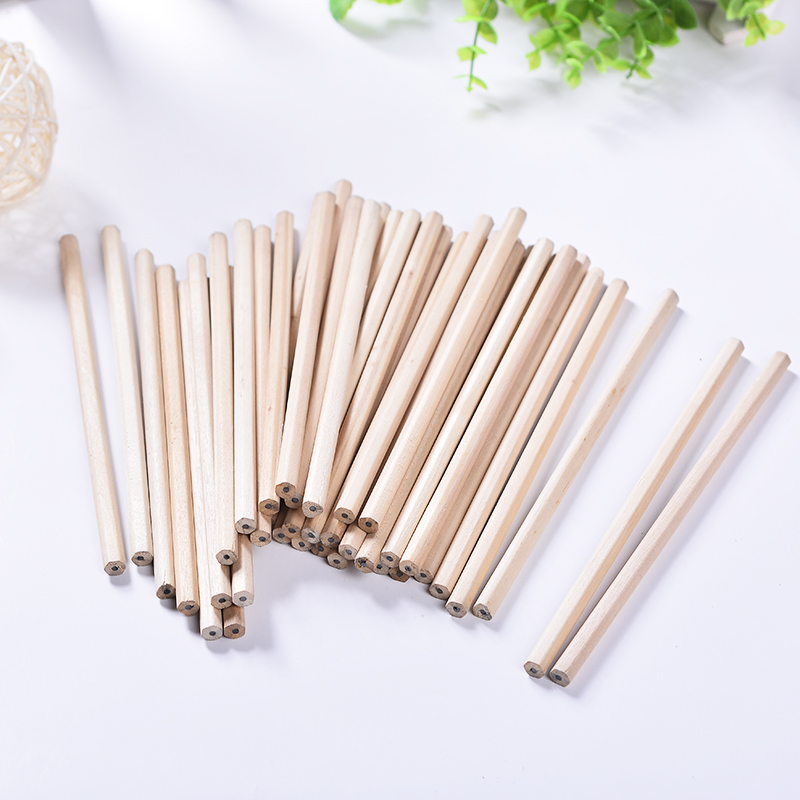 To Bo Stationery Office Culture Writing Tools Pencil Manufacturers Direct Wholesale Level Basswood White Pole Wholesale Raw Wood Color