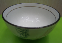 4.5-inch new fire-baked rice bowl, ceramic bowl, blue and white bowl Specification image