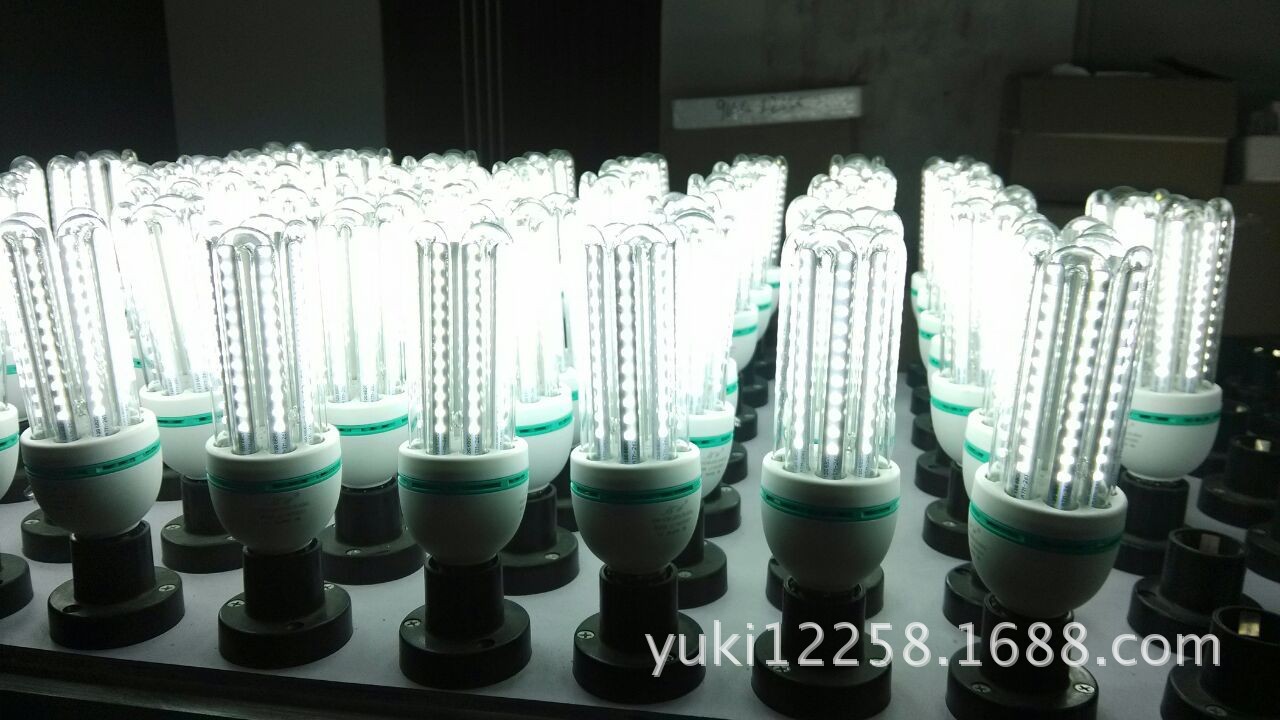 LED energy saving lamp Corn lamp 3U glass tube energy saving lamp
