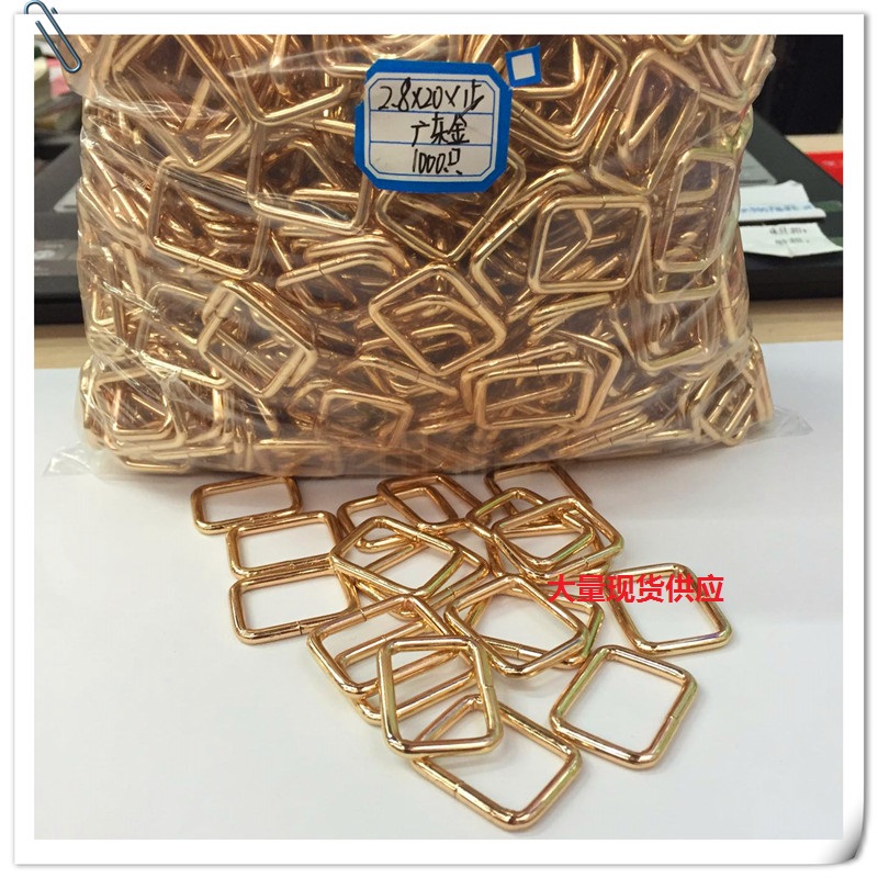 20 inner diameter square buckle Guangdong gold stock in stock Application Scenario