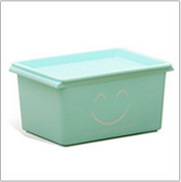 The Whole Box Wholesale Home Office Necessary Magic Smiley Face Plastic Storage Box Organizer Application Scenario