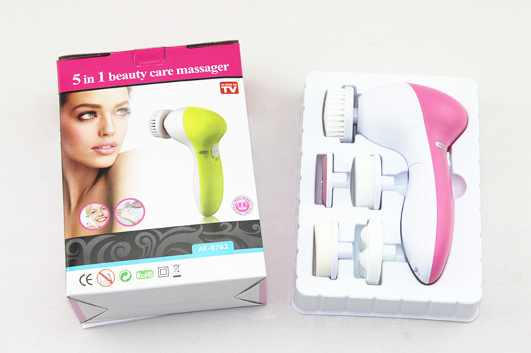 5-in-1 facial cleanser Face washing instrument Electronic Beauty instrument Electric face slimmer Face massager Specification drawing