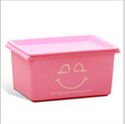 The Whole Box Wholesale Home Office Necessary Magic Smiley Face Plastic Storage Box Organizer details Picture