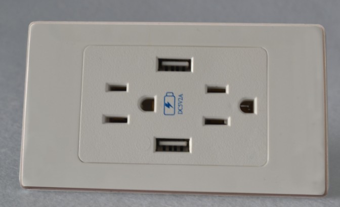 TV New, unique, TV shopping, US standard socket, USB socket, wall-mounted multi-hole socket, export version Specification image