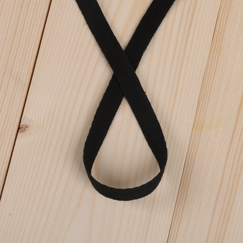 Factory Direct Sales Of Black Cotton Herringbone Ribbon Woven Garment Accessories Application Scenario
