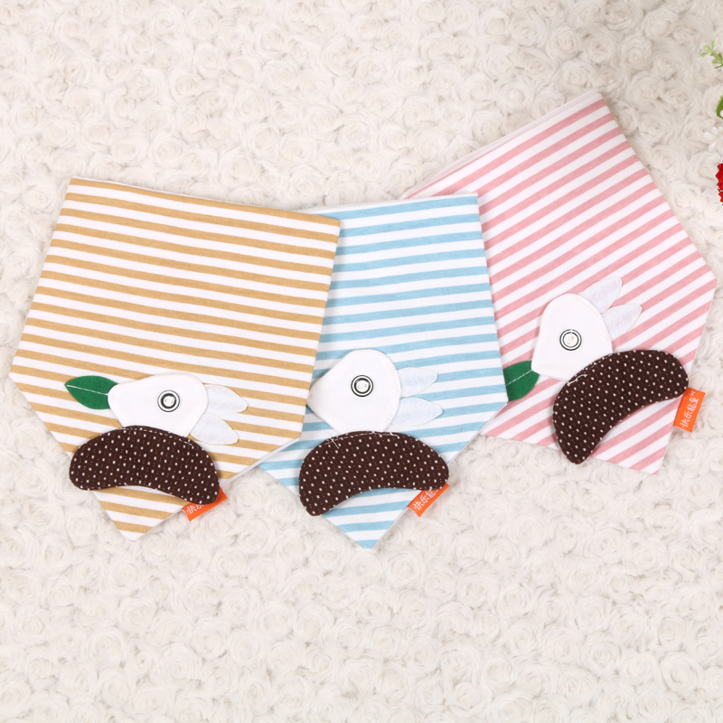 Saliva Towel Rabbit Triangle Towel Cotton Headscarf Summer Children's Saliva Pocket full figure