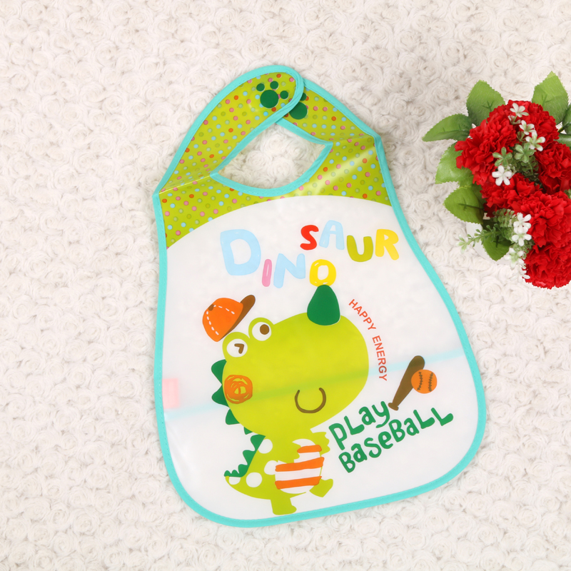 Happy Energy Summer Baby Drool Towel Baby Bib Painting Clothes Children's Food Pocket Waterproof Cover A017 Application Scenario