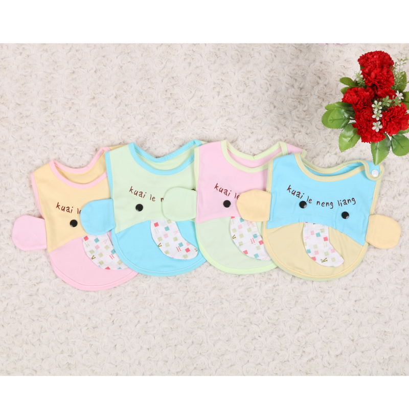 Summer Baby Drool Towel Baby Long Nose Bib Children's Meal Pocket Waterproof 1058 full figure