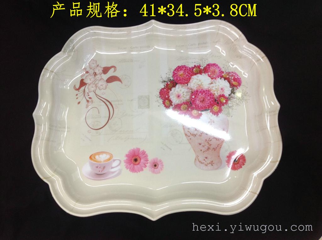 16-inch wavy edge tray 7332