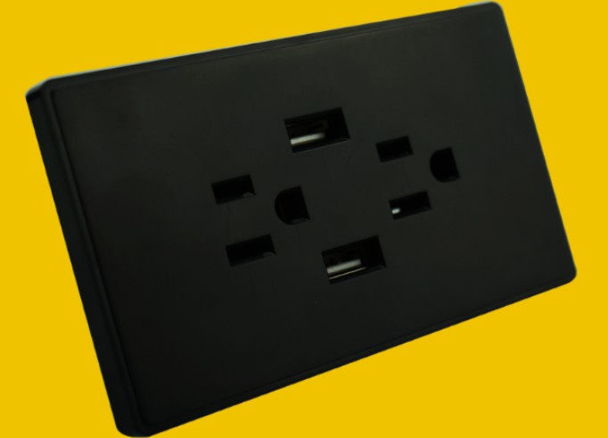 TV New, unique, TV shopping, US standard socket, USB socket, wall-mounted multi-hole socket, export version details Picture