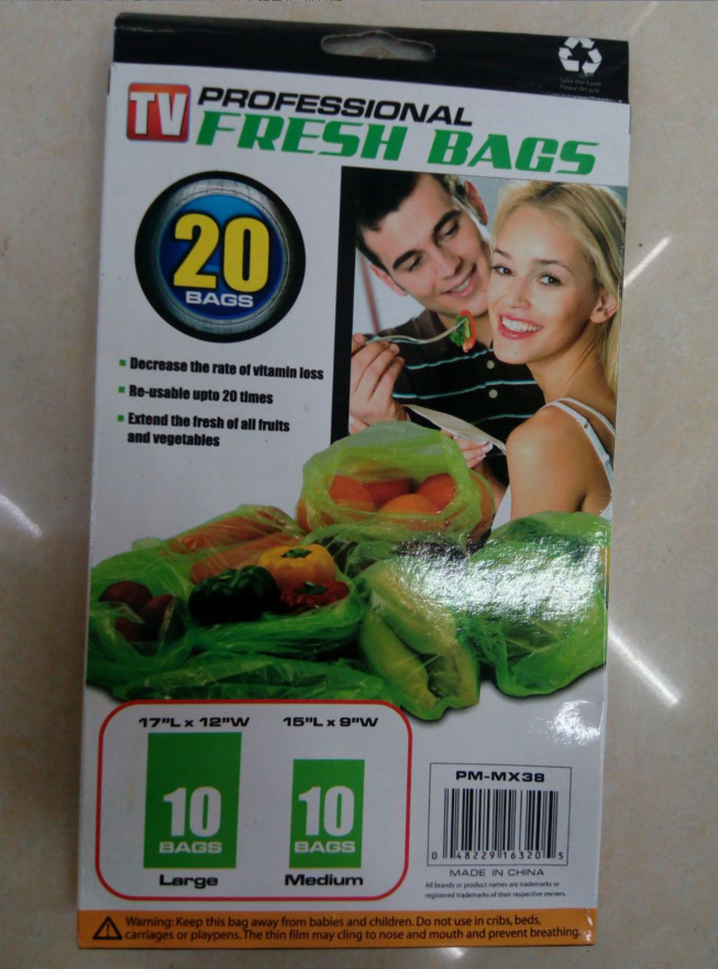 Coldcuts Bags، أكياس الخضروات الطازجة من الأغذية TV، فقط الخارجية الخارجية الخارجية فقط Application Scenario