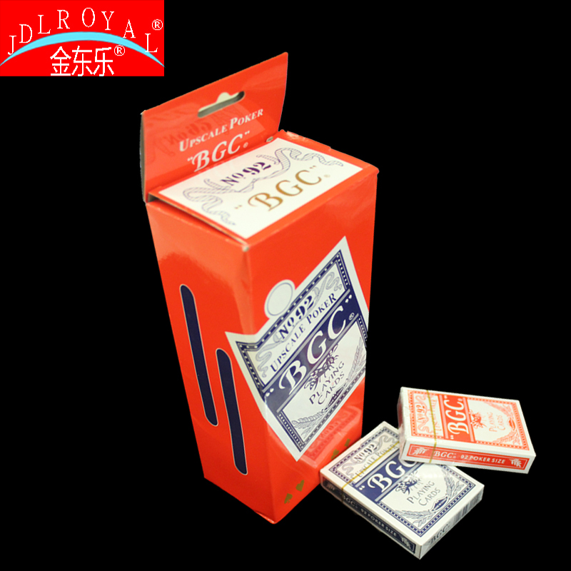 New BGC wide brand foreign trade poker bee back red and blue manufacturers direct thumbnail