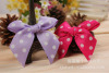 Xianghe Threaded dot Bow handmade hair band, wedding candy box accessories, clothing accessories, DIY multi-color