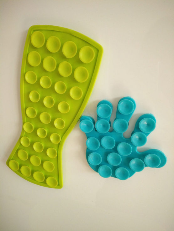 Creative Palm Suction Cup double sided adhesive Bathroom toilet soap adhesive silicone phone adhesive suction cup fixed