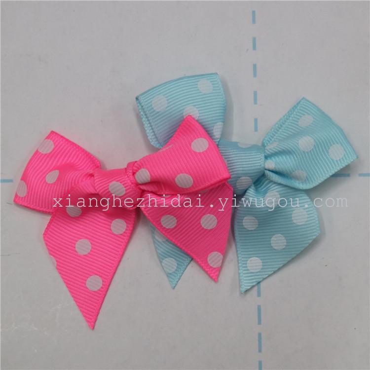 Xianghe Threaded dot Bow handmade hair band, wedding candy box accessories, clothing accessories, DIY multi-color Application Scenario